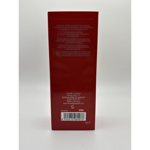 Christian Louboutin Silky Satin Lipstick - Rouge Louboutin 001 - Picture 5 of 5